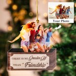 Gepersonaliseerd Acryl Dubbelzijdig Bedrukt Er Is Geen Groter Geschenk Dan Vriendschap Familiefoto Xmas Tree Decor Kerstcadeau