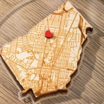 Lampe de nuit personnalisée avec texte gravé Long Distance Relationships Gift for Couples Home Decor