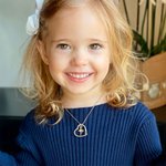 Collana personalizzata con nome e ballerina in danza con ciondolo a cuore disponibile in 2 colori regalo per appassionati di danza