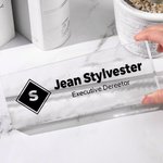 Personalisierte Acryl Name Zeichen Schreibtisch Namensschild Büro Dekor Gratulieren Anerkennung Geschenk für Kollegen Familie