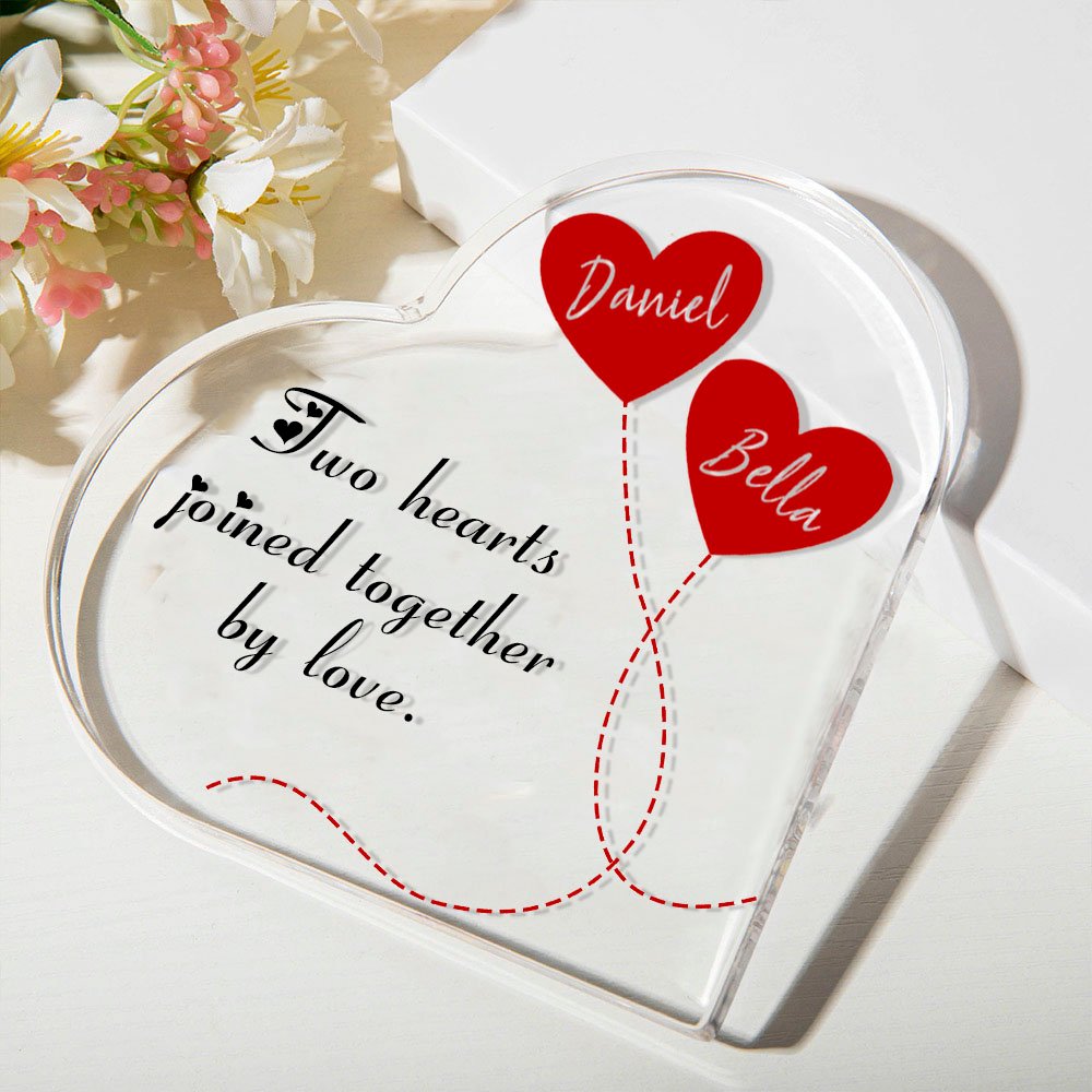 Cartello Commemorativo In Acrilico A Forma Di Cuore – Frasi In Inglese “Those We Love Don't Go Away” Con Angelo Cardinale Rosso