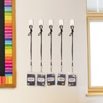 Personalised Bright Color Unbreakable Hall Pass Lanyard with Name Classroom Supplies Back to School Gift for Teacher