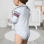 Bavoir de baptême personnalisé imperméable avec pochette et fermeture ajustable pour l'alimentation Cadeau de douche de bébé pour garçon fille