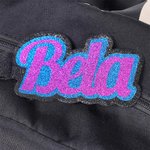 Personlig filt glitter namnskylt Cheer nyckelring ryggsäck tagg team cheerleading gåva för tonåringar