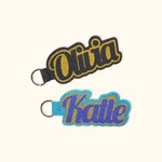 Personlig filt glitter namnskylt Cheer nyckelring ryggsäck tagg team cheerleading gåva för tonåringar