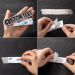 Personalizada a prueba de agua grabado nombre del coche emblema de la insignia con el coche de seguridad adhesiva cumpleaños Día del Padre de regalo p