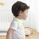 Personalized Cotton Baby Bib with Name and Date Christening Day Baby Shower Gift for Baby New Parents