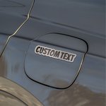 Personalizada a prueba de agua grabado nombre del coche emblema de la insignia con el coche de seguridad adhesiva cumpleaños Día del Padre de regalo p