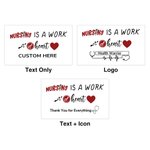 Personalized 2 in 1 Capacitive Stylus & Ballpoint Pen 10 Pcs Nursing is A Work of Heart Nurse Appreciation Graduation Gift for Nurse Nursing Student