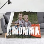 Personalized We Love You Daddy Mommy Photo Blanket Home Decoration Birthday Anniversary Gift for Family