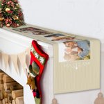 Personalisierte Familie Foto Collage Tischtuch mit Namen Esszimmer Dekoration Geburtstag Housewarming Geschenk für Familie