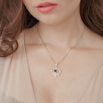 Personalised Love Tree of Life Projection Necklace with 100 Languages I Love You Birthday Valentine's Day Gift for Women