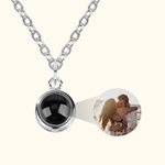 Collana di proiezione personalizzata con design a bolle per il compleanno o l'anniversario, regalo di San Valentino per lei