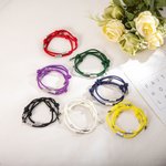 Personalized Name & Symbols Magnetic Matching Bracelet Set of 2 Adjustable Braided Bracelet Valentine's Day Anniversary Gift for Couple Best Friend