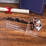 Personalized Graduation Photo Rose Home Decoration Gift for 2025 Graduates Tutors