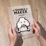 Gepersonaliseerde Trouble Maker Pet Acryl Plaque Desk Decoratie Verjaardagscadeau voor Pet Lover