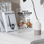 Gepersonaliseerd This Is My Couch Go Sit Over There Grappig Huisdier Acryl Plaquette Housewarming Gift Home Decoratie voor Kat Hond Liefhebber