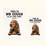 Gepersonaliseerd This Is My Couch Go Sit Over There Grappig Huisdier Acryl Plaquette Housewarming Gift Home Decoratie voor Kat Hond Liefhebber