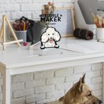 Gepersonaliseerde Trouble Maker Pet Acryl Plaque Desk Decoratie Verjaardagscadeau voor Pet Lover