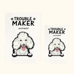 Gepersonaliseerde Trouble Maker Pet Acryl Plaque Desk Decoratie Verjaardagscadeau voor Pet Lover