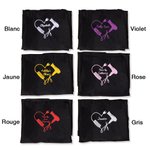 Tablier de Coiffeur Image Coeur Brodé Accessoire de Salon de Coiffure Tablier Personnalisé avec Nom Cadeau pour Styliste Coiffeur