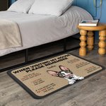 Personalized When Visiting Our House Please Remember Cats Dogs Doormat with 1-3 Names Birthday Housewarming Gift for Pets Lover