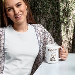 Personalized Trouble Maker 1-6 Dogs or Cats Ceramic Mug with Names 11oz and 15oz Birthday Gift for Pet Lovers