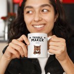 Tasse en céramique personnalisée Double Trouble 1-6 Chiens ou Chats avec noms 11oz et 15oz Cadeau d'anniversaire pour les amoureux des animaux de compagnie