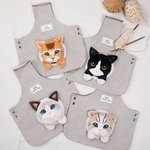 Sac de rangement personnalisé en toile pour laine crochetée avec pochette détachable pour chat mignon Cadeau pour les amateurs de tricot