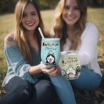 Henkilökohtainen Trouble Maker Pet Portrait 12oz Wine Tumbler Syntymäpäivälahja lemmikkieläinten ystäville