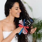 Cepillo de Pelo Personalizado Peine de Masaje Antiestático con Cinta Accesorio de Peluquería Regalo para Chica Adolescente Equipo de Animadoras