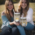 Verre à vin personnalisé avec paille 12oz Crown Cat Dog Coffee Cup Birthday Gift for Pet Lover Owner