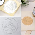 Estampador de galletas en relieve con nombre personalizado Merry Christmas hecho a mano Regalo de Navidad para los amantes de la repostería