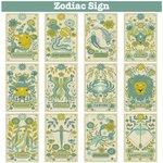 Personalisierte Retro Sternzeichen 20oz mattiertes Glas Becher mit Bambusdeckel und Stroh Geburtstag Astrologie Geschenk für Familie Freund