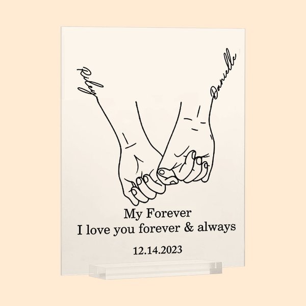 Plaque acrylique personnalisée 