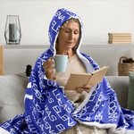 Suave manta con capucha personalizada con nombres Cumpleaños Regalo de Navidad para la abuela Madre