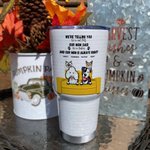 Henkilökohtainen Lovely Telling You Emme ole koirat kissat lemmikkieläimet 30oz Tumbler nimi Äitimme sanoi, että olemme vauvoja Syntymäpäivälahja lemmikkieläinten ystävälle