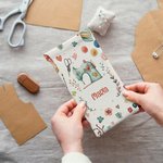 Tema di cucito personalizzato Squeeze Top Travel Glasses Case Accessories Storage Bag Regalo di compleanno per la festa della mamma per la mamma amant