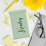 Pochette à lunettes étanche personnalisé avec nom Cadeau de mariage et d'anniversaire pour la famille et les amis