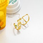 Personalized Stethoscope ID Tag with Birthstone Name Nurses Week Graduation Thanks Gift for Doctor Nurse