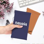 Pochette à lunettes étanche personnalisé avec nom Cadeau de mariage et d'anniversaire pour la famille et les amis