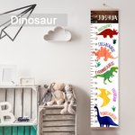 Personalized Canvas Children Growth Height Chart with Name Multi-Style Bedroom Decor Christmas Birthday Gift for Baby Children
