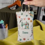 Tema di cucito personalizzato Squeeze Top Travel Glasses Case Accessories Storage Bag Regalo di compleanno per la festa della mamma per la mamma amant