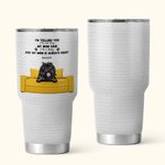 Henkilökohtainen Lovely Telling You Emme ole koirat kissat lemmikkieläimet 30oz Tumbler nimi Äitimme sanoi, että olemme vauvoja Syntymäpäivälahja lemmikkieläinten ystävälle