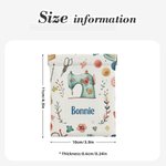 Sac de Rangement Personnalisé avec Nom Porte-monnaie Accessoire Cadeau d'Anniversaire pour Amoureux de la Couture