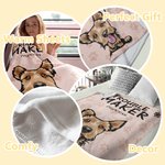Personalised Trouble Maker Blanket with 1-6 Pets Home Decoration Gift for Pet Lover Owner