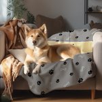 Manta suave para mascotas con nombre, personalizada y multicolor para los amantes de las mascotas.