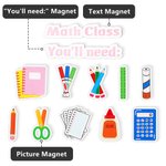 Personalized Picture Text You'll Need Magnets for Classroom Set of 12 Elementary Secondary Instructional Tools Back to School Gift for Teacher