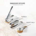 Gepersonaliseerde Logo Tekst Embosser boek envelop stempel ontwerp je eigen aangepaste cadeau voor schrijver boekliefhebber