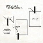 Gepersonaliseerde Logo Tekst Embosser boek envelop stempel ontwerp je eigen aangepaste cadeau voor schrijver boekliefhebber